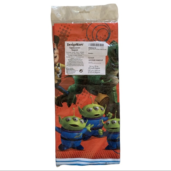 DesignWare Disney Toy Story Kid’s Plastic Party Table Cover - Picture 4 of 7